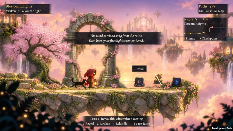 Lumen gameplay capture from the supplied games catalog