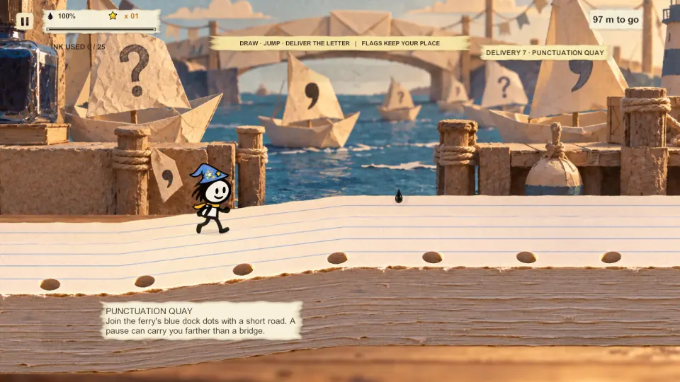 Runaway Doodle gameplay capture from the supplied games catalog